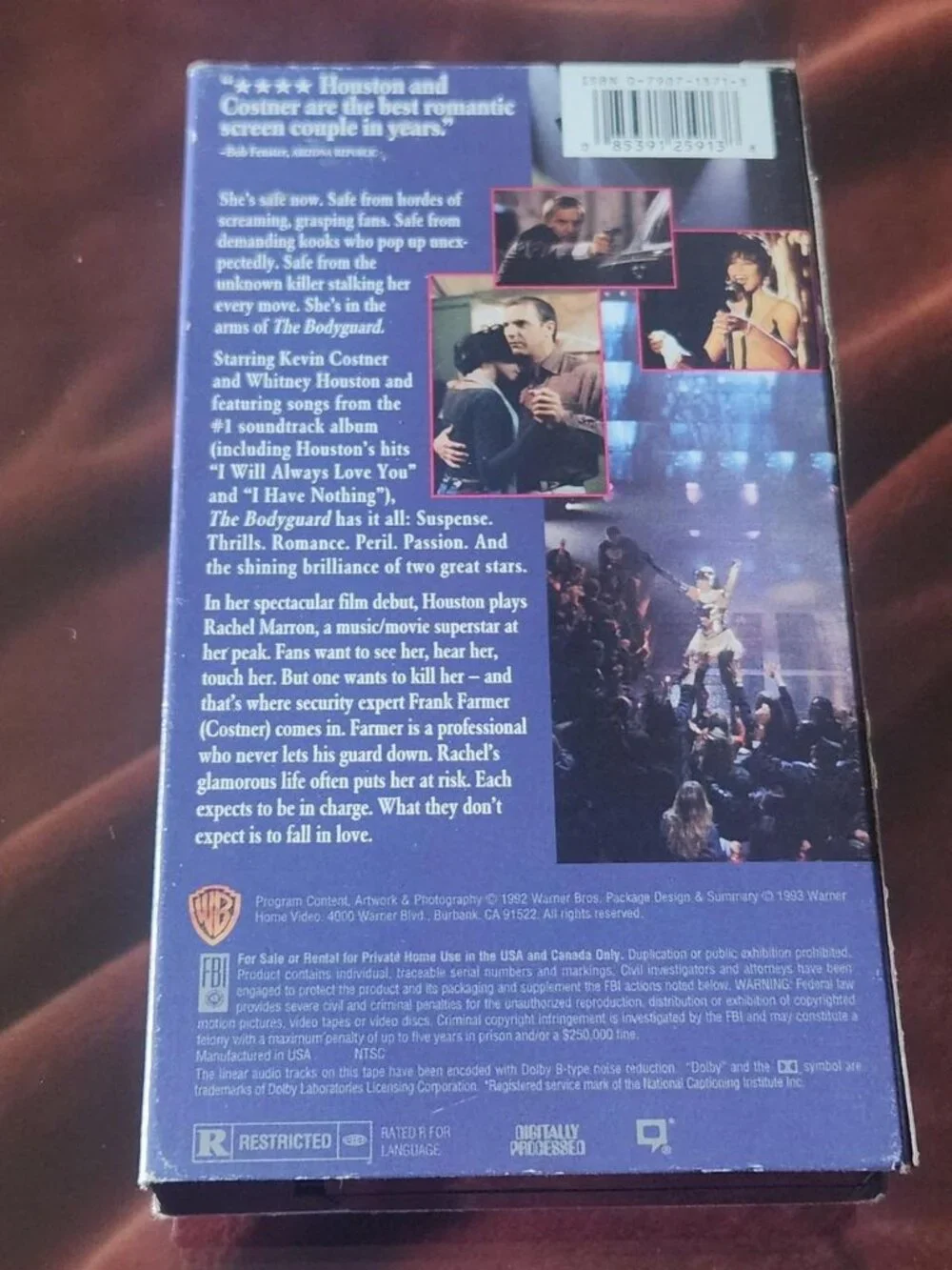 The Bodyguard - 1992 - VHS
